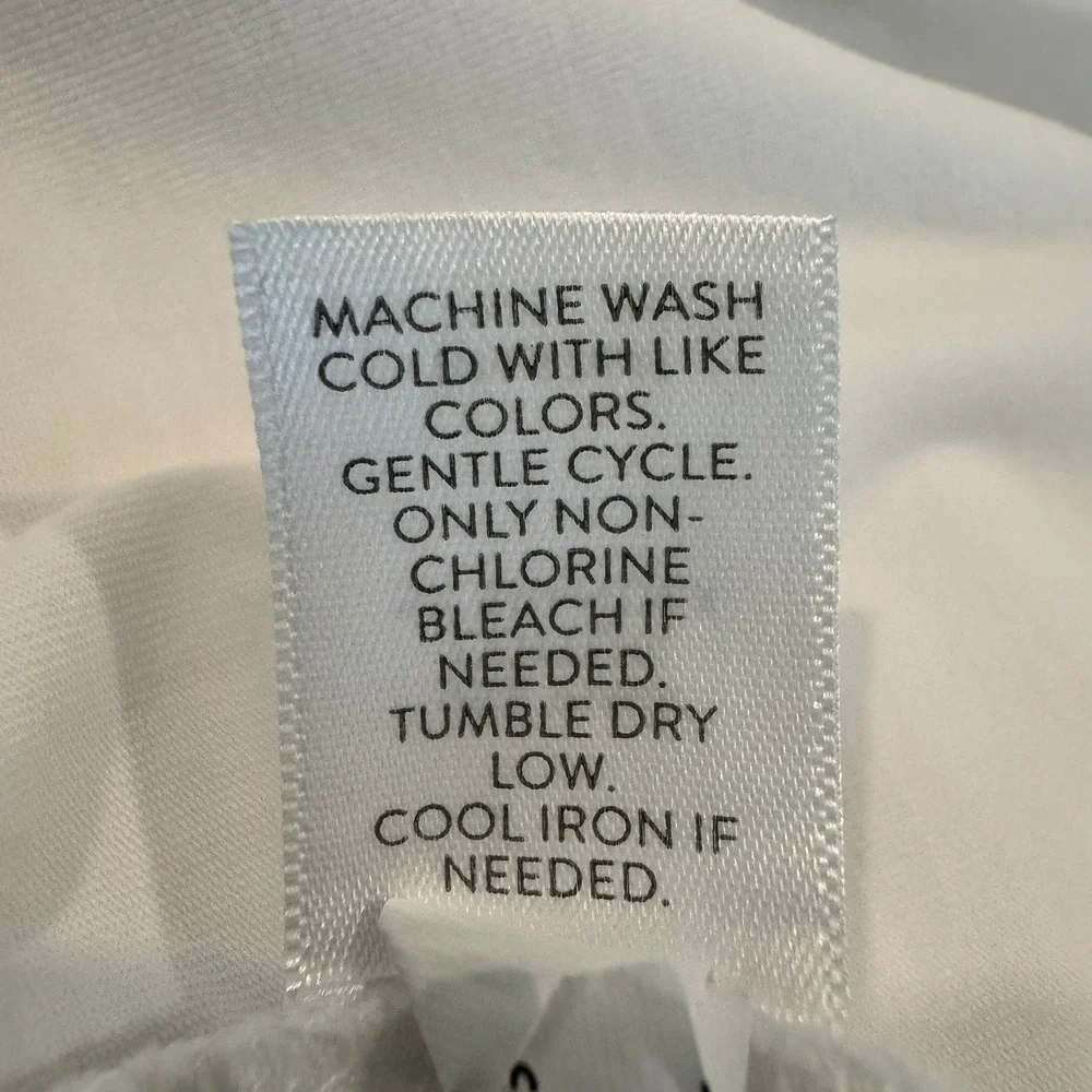 J.Jill Fit White Progress Polo Shirt Womens XL Pima Cotton Spandex Short Sleeve - Picture 8 of 8
